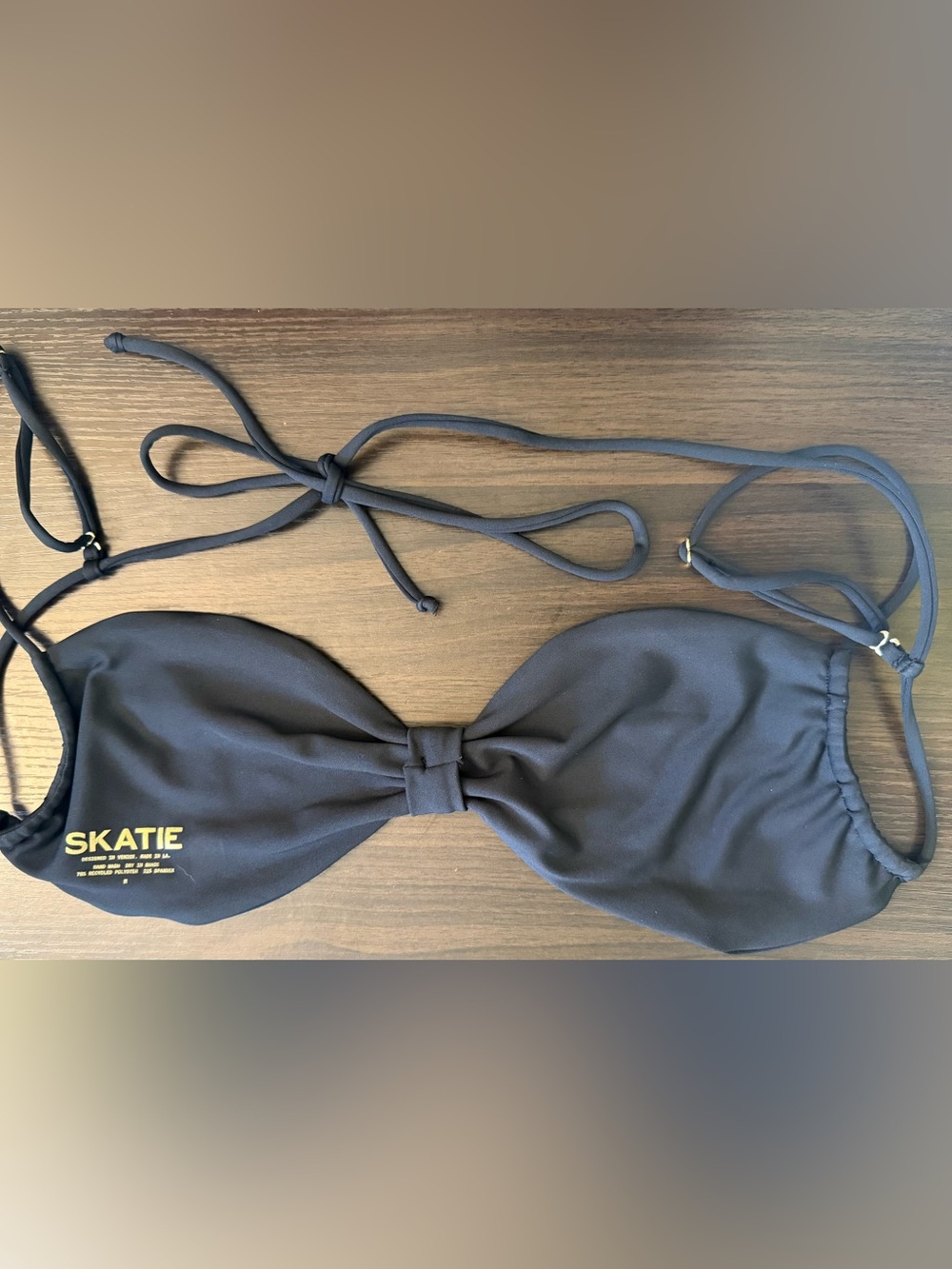 Skatie Juliana Black Bikini Top - Picture 2 of 4